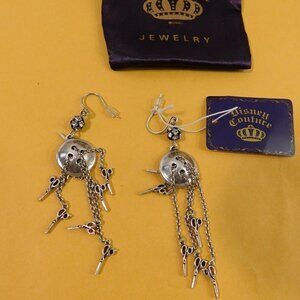 Ladies - Disney Couture Sterling Silver Pierced Earrings